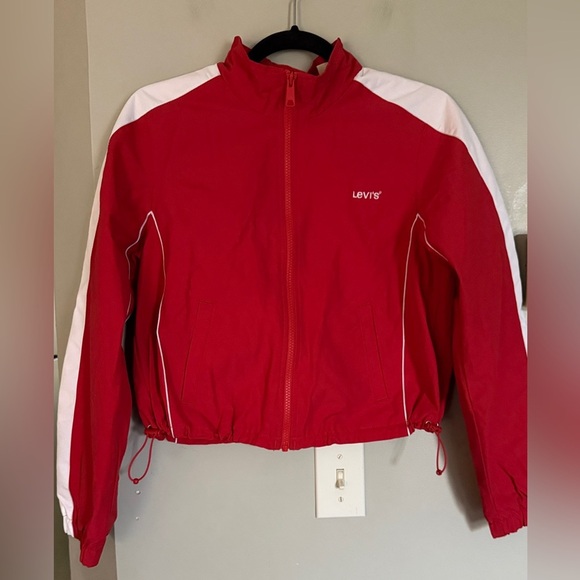 Levi's Women's Red Bomber Jacket - Picture 2 of 6